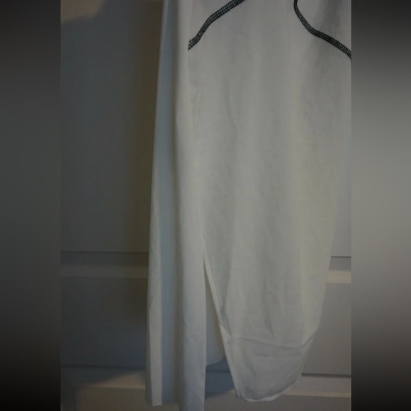 RARE Zara Womens Lace Strap Cami Tank White Black B/W Collection Small - Picture 4 of 6